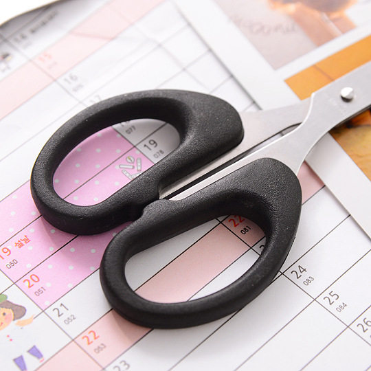 사무용가위, 가정용 스테인레스 종이커팅가위, 학생수공가위 6인치소형가위-