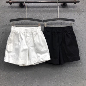 
Stretch sports shorts for women in summer new loose slim casual hot pants small high waist elastic wide-leg shorts