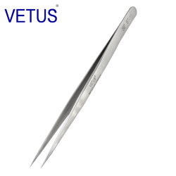 VETUS ST-11 38 degree high-precision tweezers (140mm) stainless steel anti-magnetic acid-proof tweezers clocks