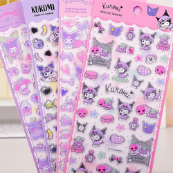 Genuine Kuromi Candy Stickers Cartoon Sanrio Kurome Stickers For Children And Little Girls Early Education Reward Stickers