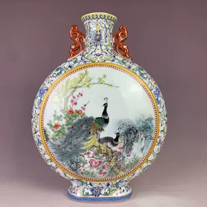 粉彩孔雀花瓶- Top 100件粉彩孔雀花瓶- 2024年4月更新- Taobao
