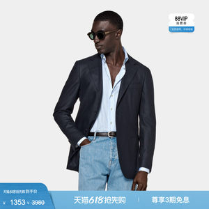 
OLE SUITSUPPLY navy blue wool men's suit top