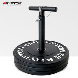 Krypton Adjustable T-Barbell Bar Hip Trainer Kettlebell Handle Weight-Adjustable Olympic Barbell for Home Use