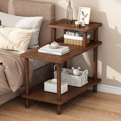 Small Bedside Table for Home Use, Creative Bedroom Side Cabinet, Simple Modern Elevated Storage Shelf, Living Room Side Table