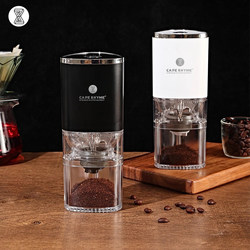 Zhenhang Electric Coffee Grinder, Household Fully Automatic Small Portable Coffee Bean Grinder, Can Be Used for Espresso and Pour-Over Brewing