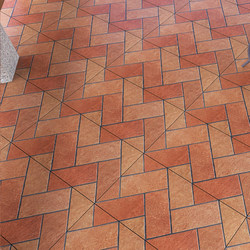 American-Style Pastoral Style Rooftop Terrace Balcony Floor Tiles 300X600 Outdoor Garden Courtyard Antique Non-Slip Ceramic Tiles