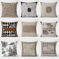 Cushion Sofa Living Room Bedroom Nordic Classical Light Luxury Pillowcase Lumbar Support Backrest Car Office Homestay