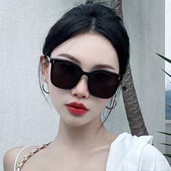 Internet Celebrity Gm Sunglasses for Women, High-End, Sun Protection, Slimming for Large Faces, Uv Protection, New Style Sunglasses, Large Frame