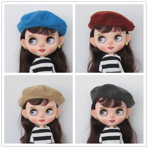Little Cloth Blythe Hat Little Cloth Doll Beret Painter Hat Added Four Colors