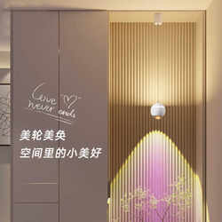 Sunset Red Atmosphere Small Pendant Light for Bedside, Entryway, and Foyer, Adjustable Height, Touch-Controlled, High-End Decorative Hanging Rope Pendant Light