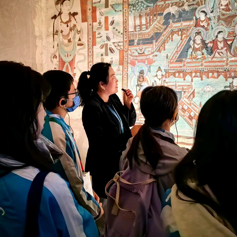 敦煌旅游 莫高窟陈列中心人工讲解荣志国团队 敦煌一日游 24H接站