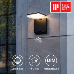 Ume Solar Wall Light Outdoor Waterproof Human Body Sensor Outdoor Light Foldable Wall Washer Light Lighting if Award Street Light