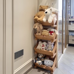 Jellycat Storage Rack Plush Toy Display Storage Shelf Wooden Doll Toy Cotton Doll Display Cabinet