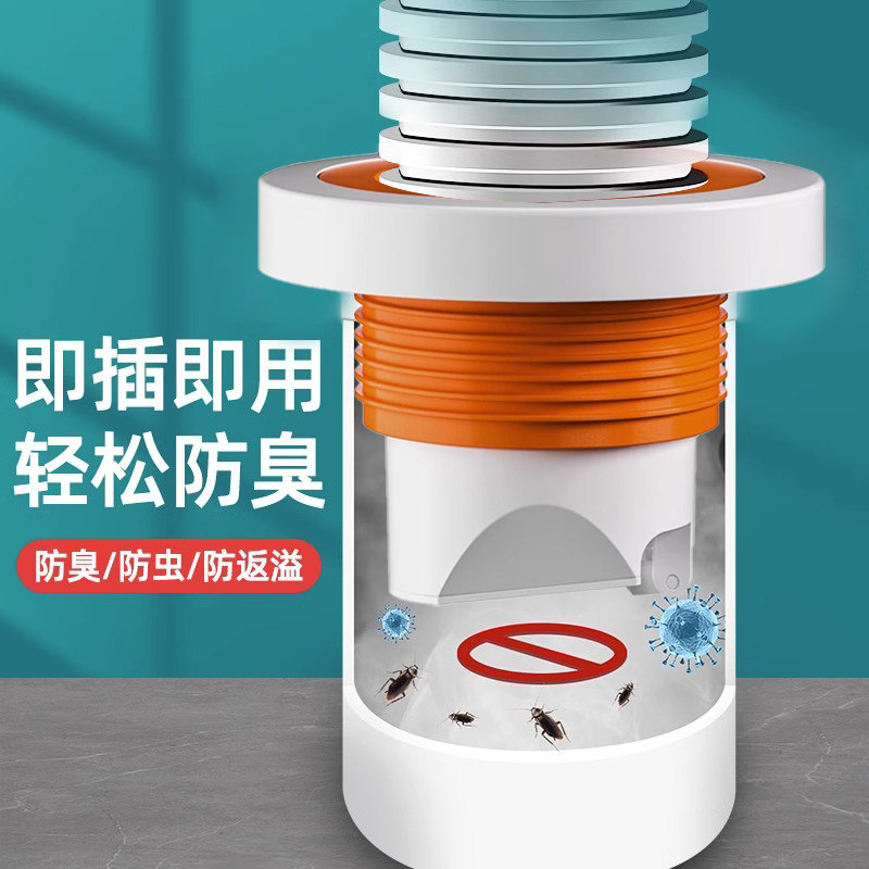 2 Pièces Ventouse Anti-Odeur Et Anti-Retour Pour Tuyau Horizontal 110mm - Blanc, PVC