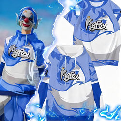 Peace Elite Game Agfox Team Uniform Sweatshirt Men's and Women's Fleece Jacket Youth Winter Cosplay Kidsren's Clothing