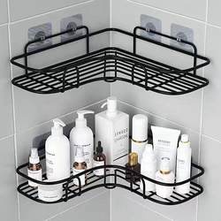 Bathroom Storage Rack, Punch-Free Storage Rack for Toilet, Bathroom, Washing Machine, Sink, Triangular Rack