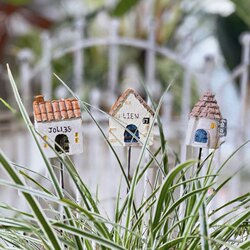 Japanese-Style Cute Little House Flower Arrangement Garden Decoration