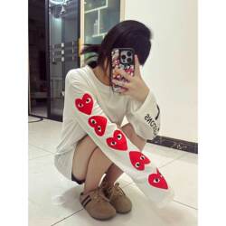 Heavyweight 2025 Autumn High Street Trendy Brand Long Sleeve T-Shirt for Women ins American Style Niche Sweet and Spicy Lazy Student Loose Top