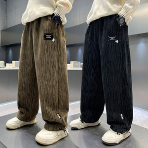 
Boys' sports trousers spring and autumn 2025 new children's casual pants big children's loose boys' autumn and winter clothing