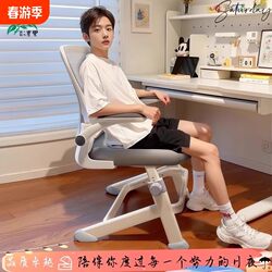 Home Ergonomic Chair for Teenagers, Middle and High School Students, Study Computer Chair, University Dormitory Gaming Computer Chair