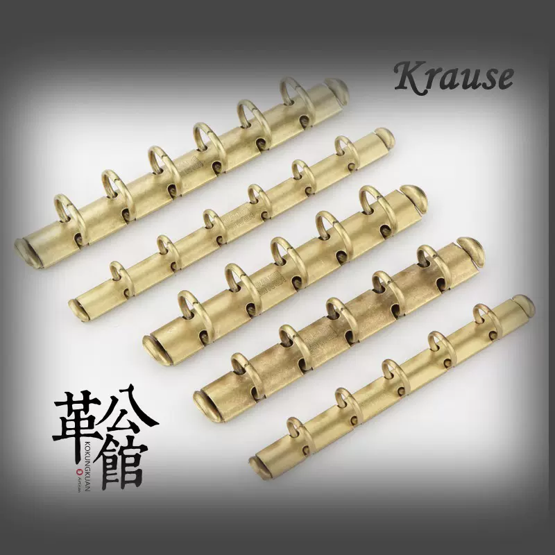 KRAUSE活页夹复古铜色M5 A7日本kawacoya plotter knox手帐笔记本-Taobao