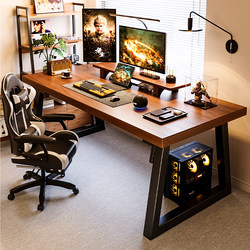 Solid Wood Core Computer Desk Desktop Home Gaming Desk Bedroom Student Desk Study Desk Simple Workbench Office Desk