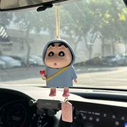 Car Pendant Crayon Shin-Chan 2026 New Model for Safety Rearview Mirror Hanging Ornament Car Interior Decoration Car Hanging Accessory
