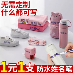 Name Tags, Name Stickers, Clothing Markers, Essential Supplies for Kindergarten Admission, Waterproof, Elementary School Uniforms, Children's B1