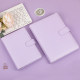 Zhongjia a5 loose-leaf book, high-value hand ledger, loose-leaf notepad, purple diary, magnetic buckle notebook, a6 blank book, square detachable Japanese card book storage, high-end business customizable