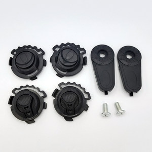 Helmet accessories fix the large hole buckle lens base, adult helmet, silk rabbit ears, children's lid, universal