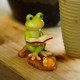 Frog mobile phone bracket Creative home cute animal small swing living room office desktop lazy chasing artifact
