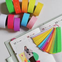Key Marker Index Tabs, Same Style Colorful Student Note Index Tabs, New Large Capacity 500 Tabs