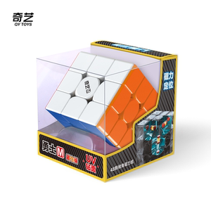 
Qiyi Warrior M 2nd, 3rd and 4th order magnetic UV drill face Rubik's Cube competition special racing smooth educational toy genuine