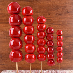 Simulated Candied Hawthorn Fake Fruit Photo Model Kindergarten Performance Children's Dance Performance Decoration Props Toy