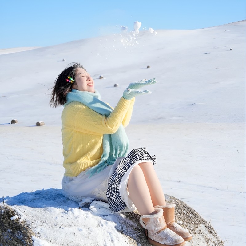 冬季呼伦贝尔大草原5天4晚私家小团 骑马草原狼滑雪内蒙古旅游