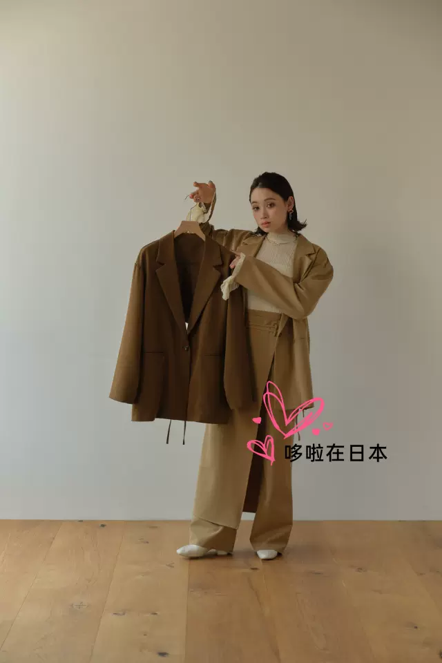 日本代購拼郵包稅eaphi外套back ribbon classy jacket-Taobao