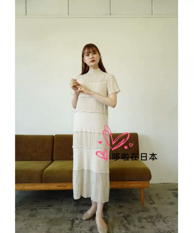 折日本代購直郵包稅Acka pleats pencil洋裝-Taobao