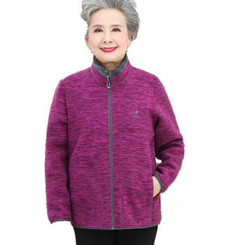 Middle-aged fleece sweatshirt