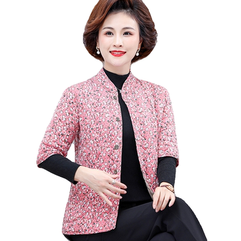 Middle -aged mother autumn and winter cotton vest thickened short sleeves
