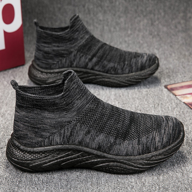 
Fashion selection of men's shoes, high-top canvas shoes, men's casual sports running lightweight large-size shoes for men