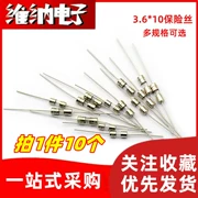 Cầu chì/ống 3.6X10mm 250V có chốt 3.6*10 T0.5A 1A2/3/4/5/8/10A F15A