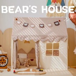 Little Dimple Children's Tent Indoor Playhouse for Girls and Boys Princess Small House Baby Toy House Dream House