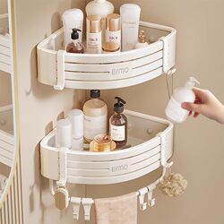 Bathroom Storage Rack, Bathroom Corner Shelf, Wall-Mounted Toilet, Shower Room Storage Rack