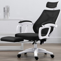 New Computer Chair for Home Use with Backrest, Staff Office Chair, Dormitory Student Gaming Chair, Streamer Swivel Chair, Reclining Gaming Seat