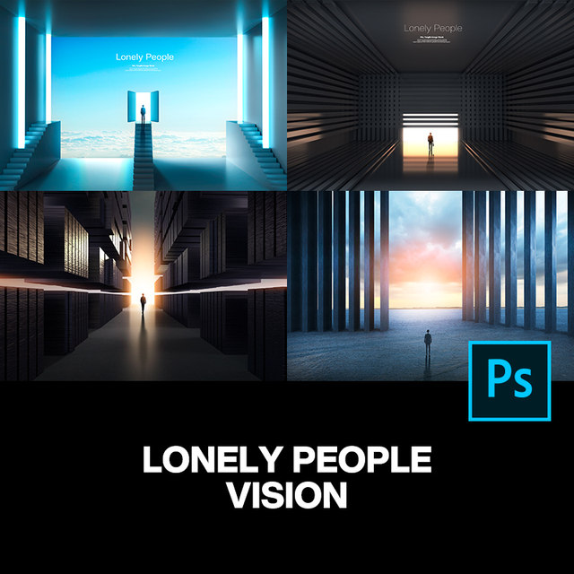 17 commercial workplace characters in the future abstract virtual space ...