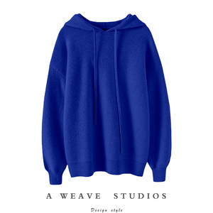 
The clothes are very good~ Heavy thickened four-stitch hooded cashmere sweater for women's sweatshirt pure cashmere sweater for women loose autumn and winter