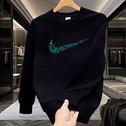 Hong Kong Trendy Brand Autumn and Winter 2025 New Sweatshirt for Men and Women, Loose Sports Casual Long-Sleeved Top, Round Neck Pullover