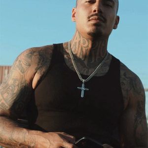 American vest in summer heavy thick thread tightly training sports fitness muscles shoulder tide men's sweat absorption