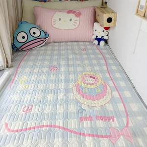 
[Dormitory Bedding] Cute Cat Latex Mat, Category A, Maternal and Infant Grade Summer Soft Mat, Machine Washable