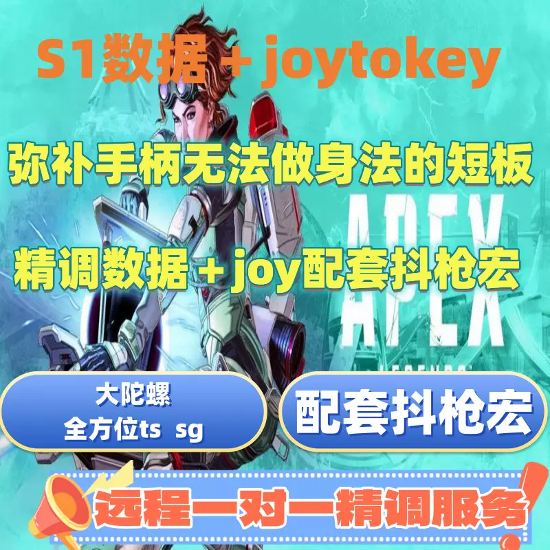 REASNOW S1+C1 ＋joytokey硬件转换器apex数据一对一远程精调服务-Taobao
